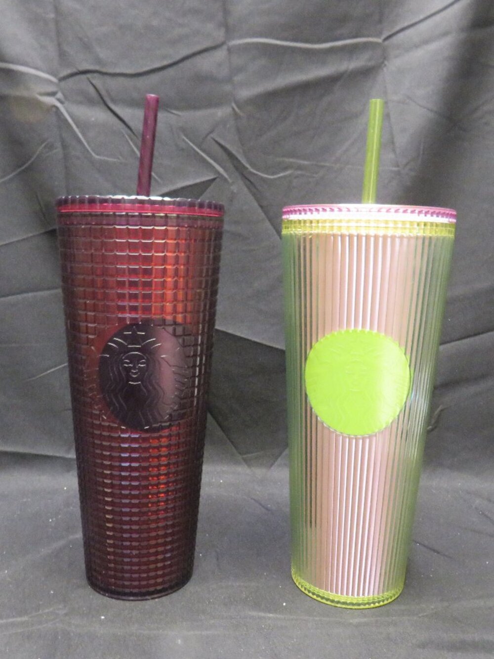 Lot of 2 Starbucks 24oz Tumblers See Description
